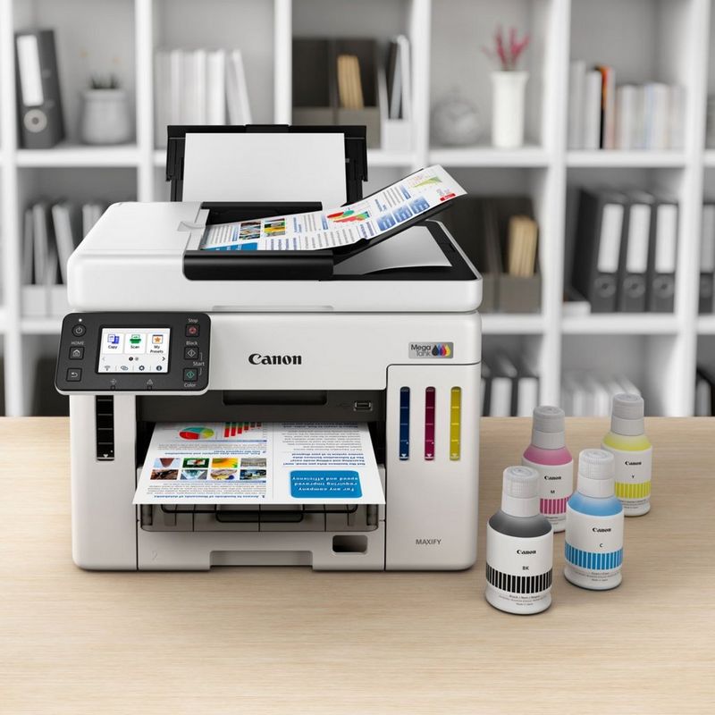 Black and white image of a Printer