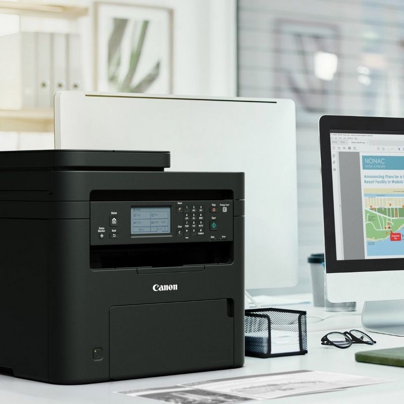 White Canon Printer