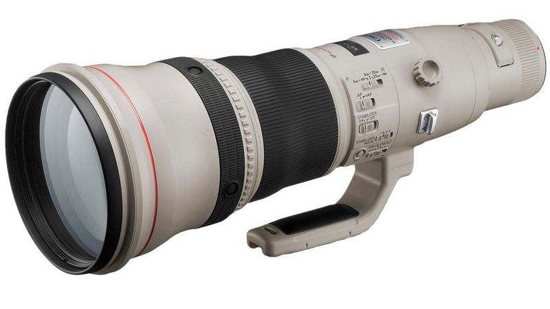 L'objectif Canon EF 800mm f/5.6L USM.
