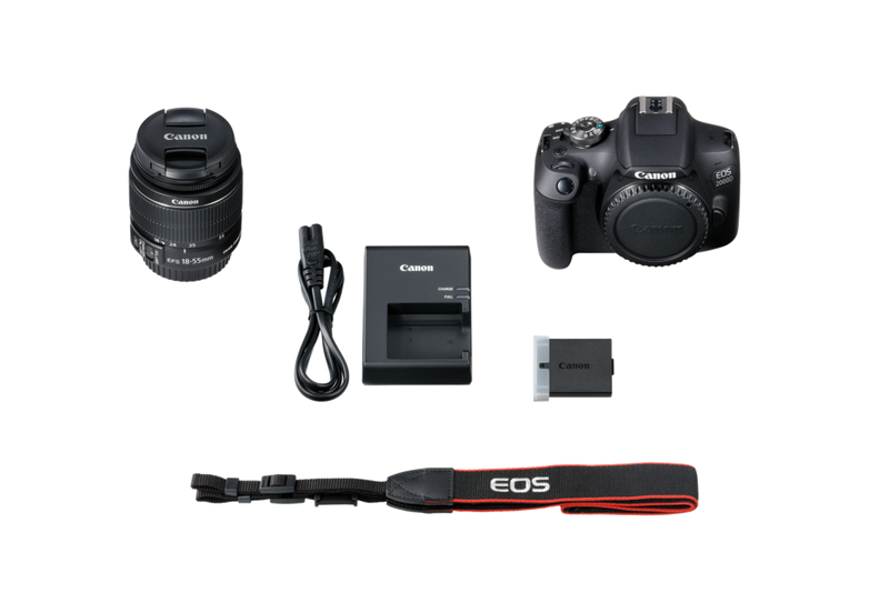 Canon EOS 2000D - Contenuto della confezione