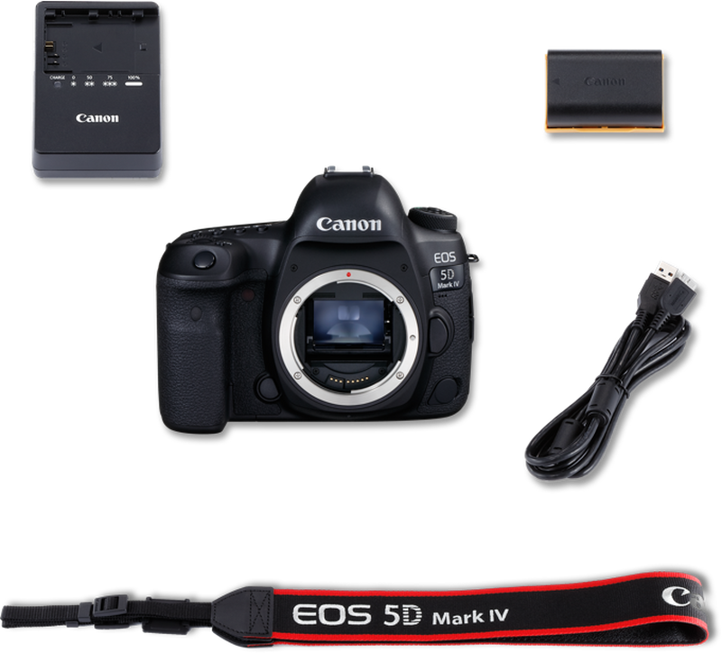 Canon EOS 5D Mark IV - Contenuto della confezione