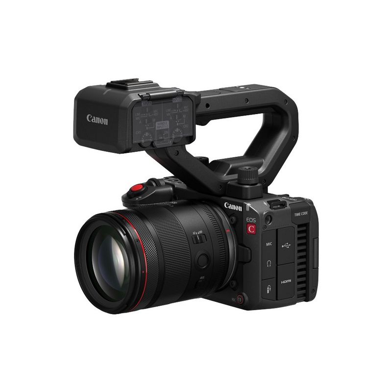EOS C50, digital cinema camera (shown with RF85mm F1.4 L VCM lens attached)