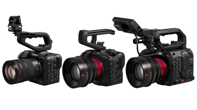 Canon EOS C70, EOS C80 and EOS C400 compared