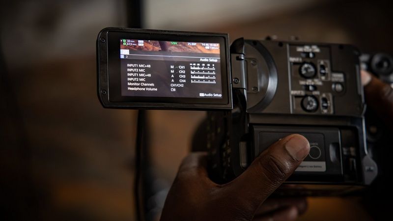 Filmen met de I/O-interface