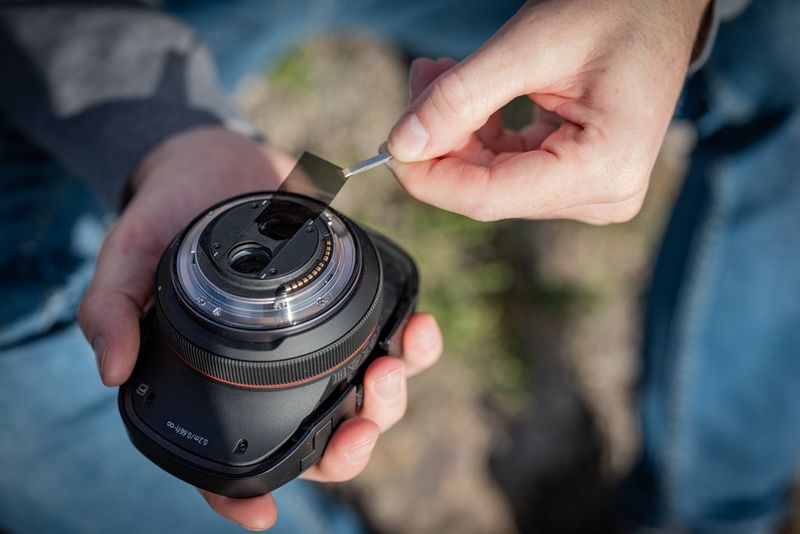 Держатель фильтра для точного управления экспозицией