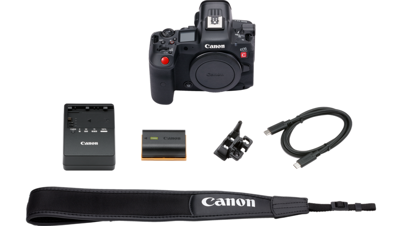 Canon EOS R5 C - Ce se află în cutie