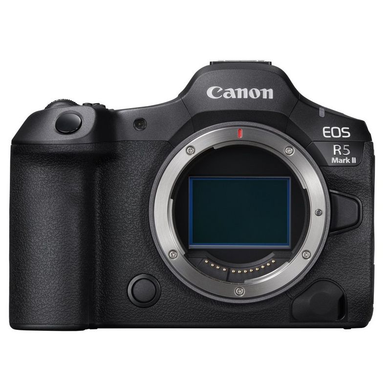  The Canon EOS R5 Mark II camera.