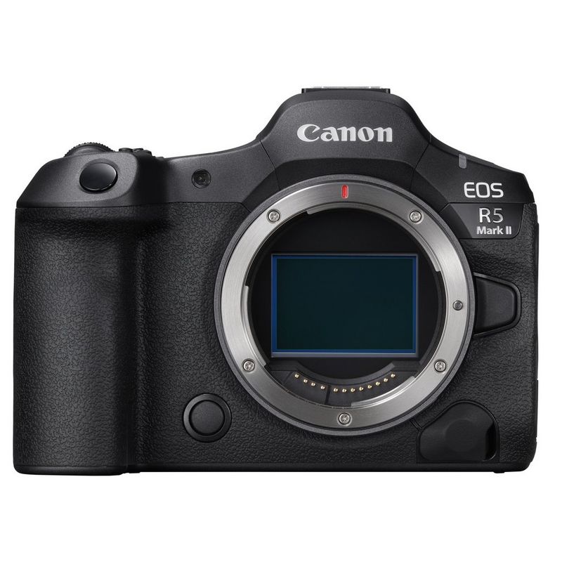 A Canon EOS R5 Mark II camera.