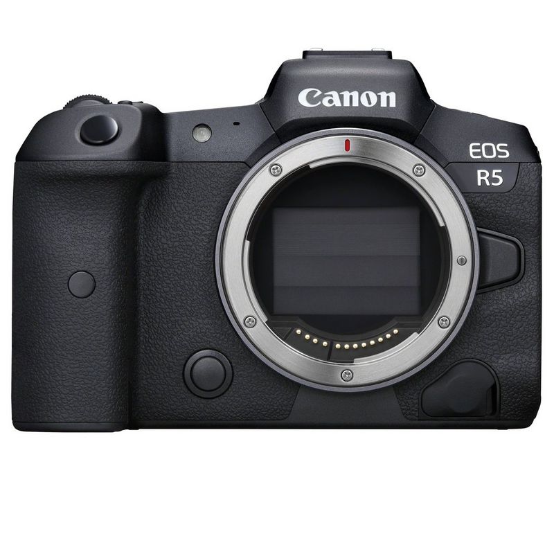 The Canon EOS R5 camera 