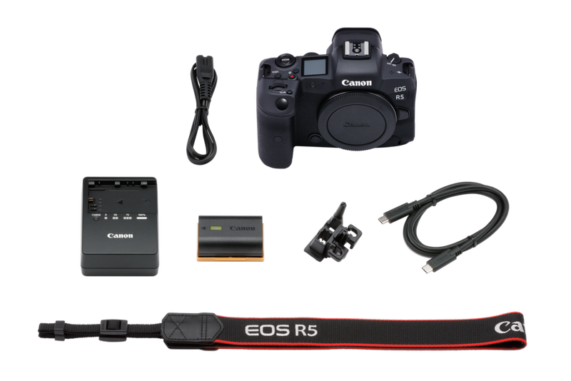 Canon EOS R5 - Contenuto della confezione