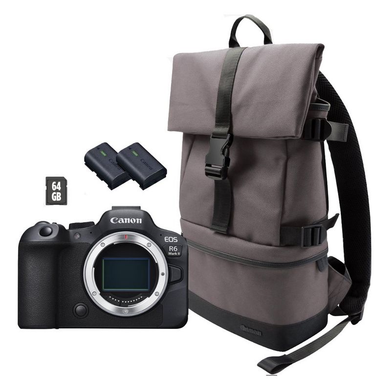 EOS R6 Mark II + zaino + scheda + batteria (KIT)
