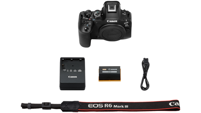 Canon EOS R6 Mark III - Contenuto della confezione