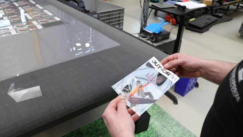 Printed application of Colorado M-series with UVgel