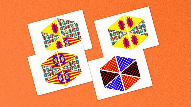 Guirlande fanions triangle