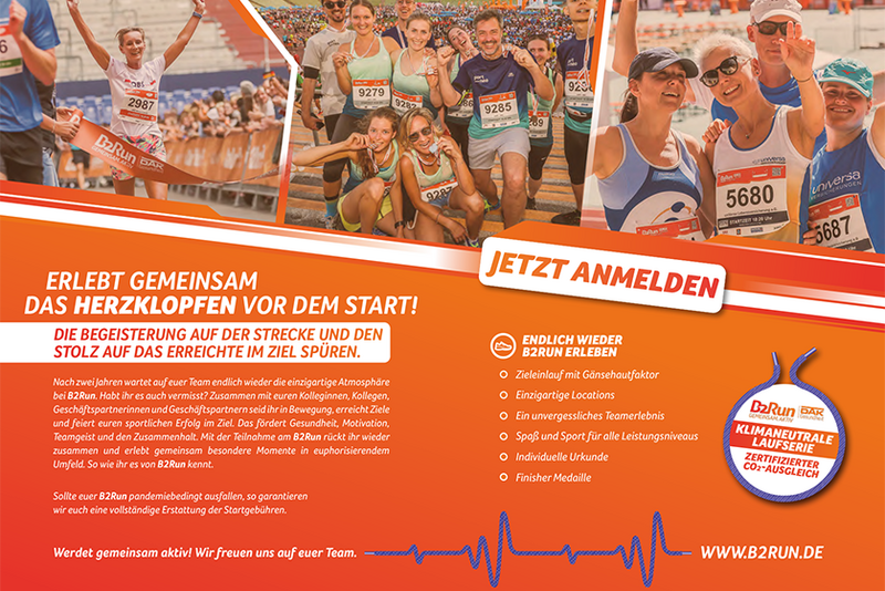 B2Run – Team-Challenge in verschiedenen deutschen Städten