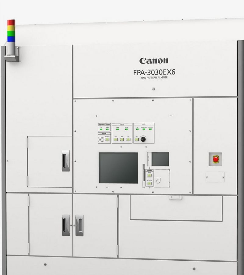 Front view - Canon FPA-3030EX6 KrF scanner