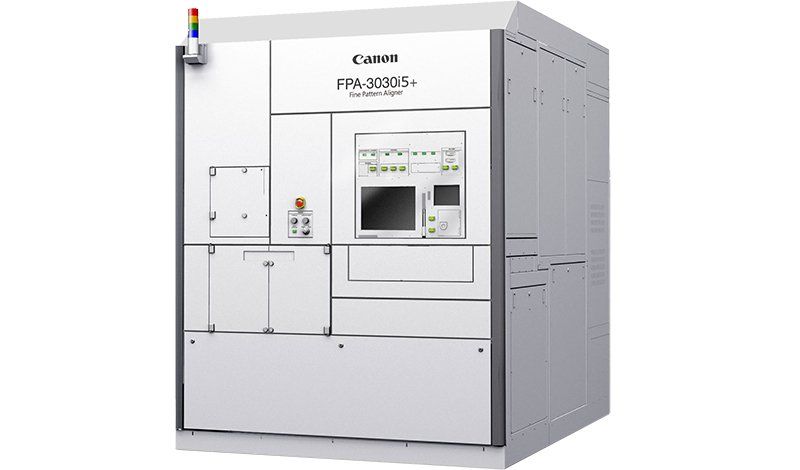 Full view of i-Line lithography machine Canon FPA-3030i5+