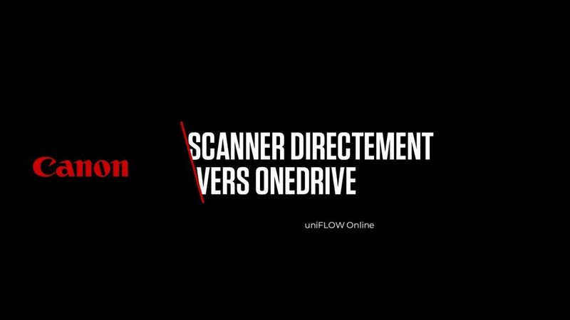 Scanner directement vers OneDrive