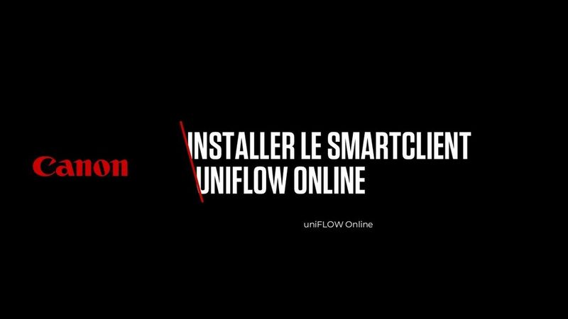 Installer le SmartClient uniFLOW Online