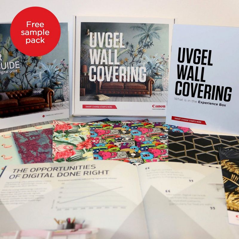 Maak eenvoudig verbluffend behang met UVgel