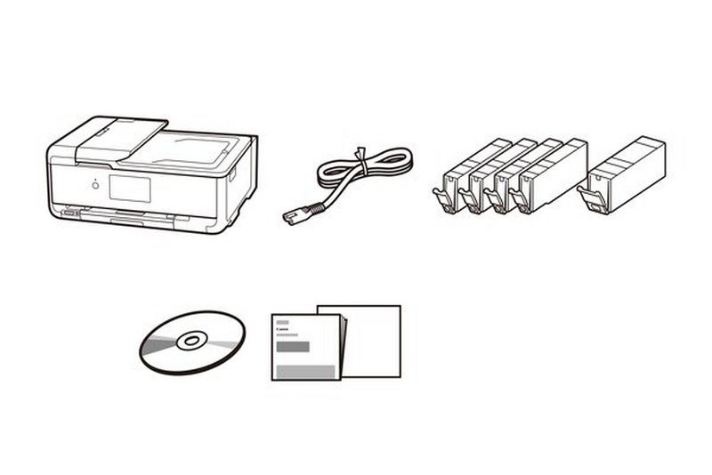 Canon PIXMA TS9550-serie - Inhoud van de doos