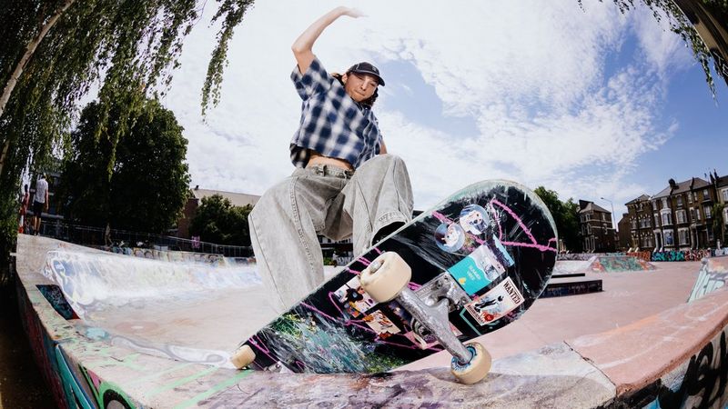 Printing instant stickers and photos at the skate park