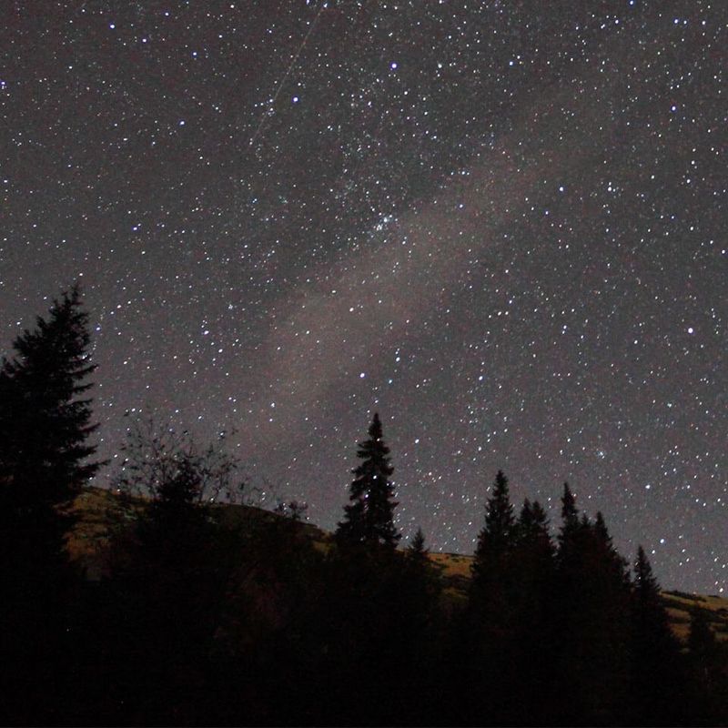 Binoculars stargazing