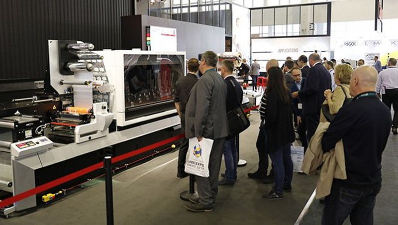 The Canon stand at Labelexpo Europe 2019