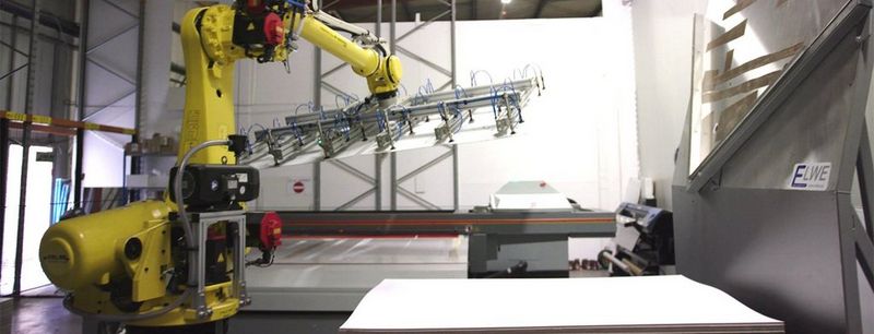 Robotised print solution at Elwe