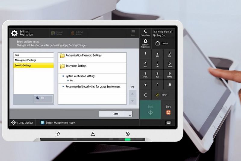Security Settings Navigator