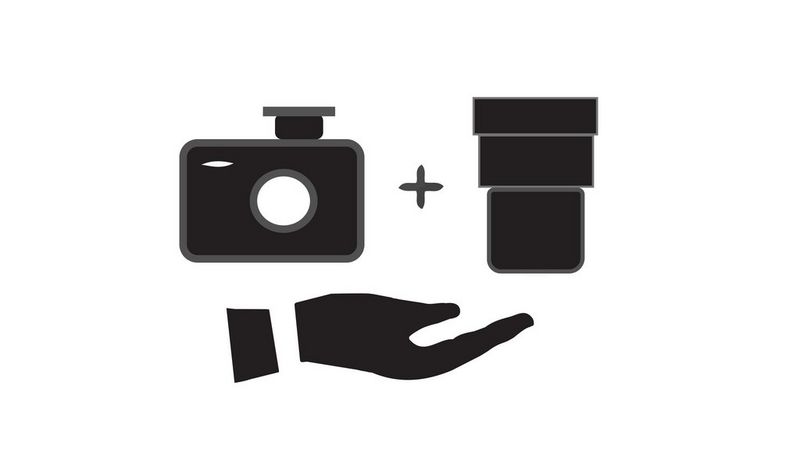 Louez une caméra + un ou plusieurs objectifs éligibles