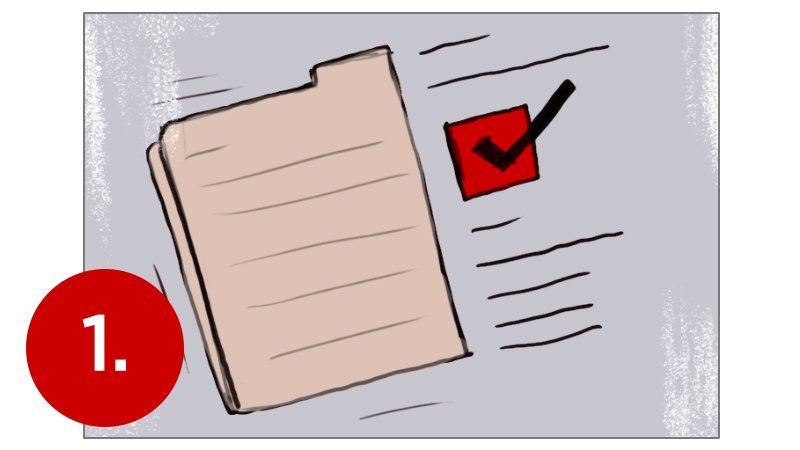 Przeglądasz i przygotowujesz dokumenty do skanowania.