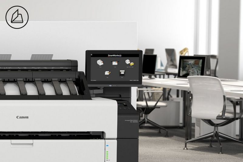 MFP-Versionen für Drucken, Scannen und Kopieren im Großformat