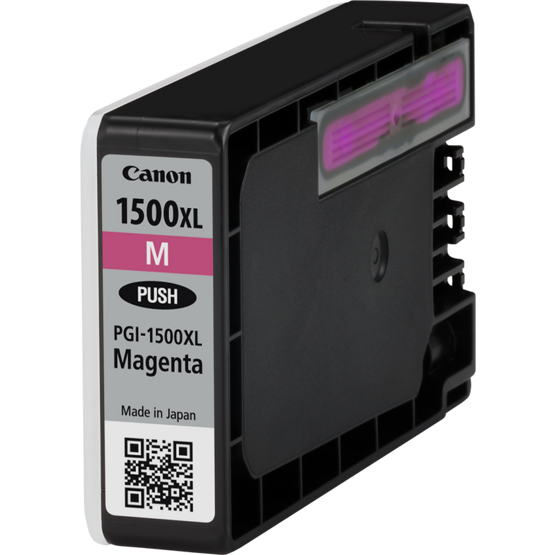 Canon PGI-1500XL Tinte Magenta mit hoher Reichweite Produkt Ansicht der Patrone von rechts