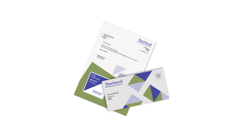 Gepersonaliseerde brieven en enveloppen