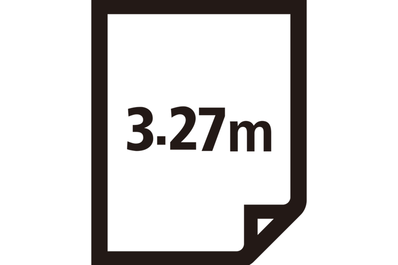 Printer op til 3,27 m