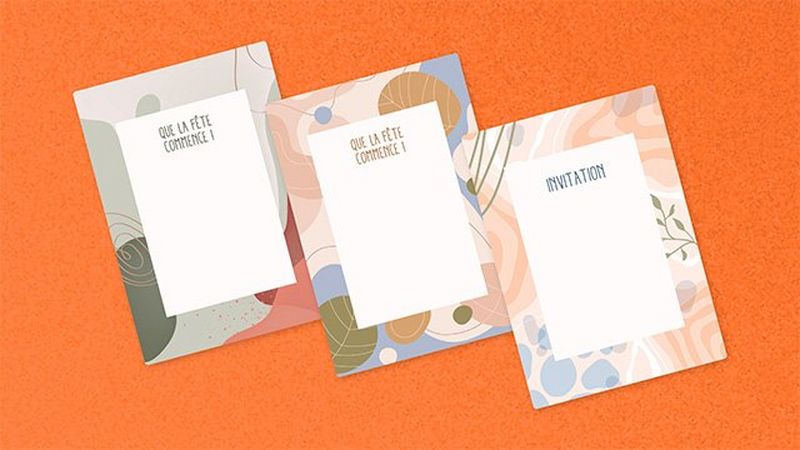 Cartes d’invitation