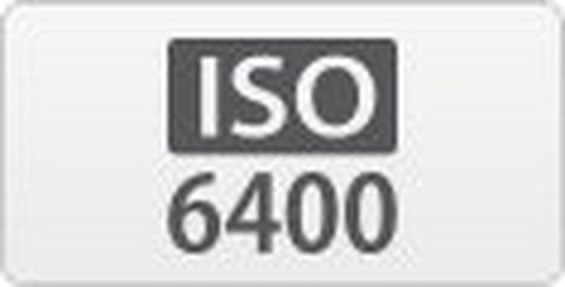 High maximum ISO sensitivity