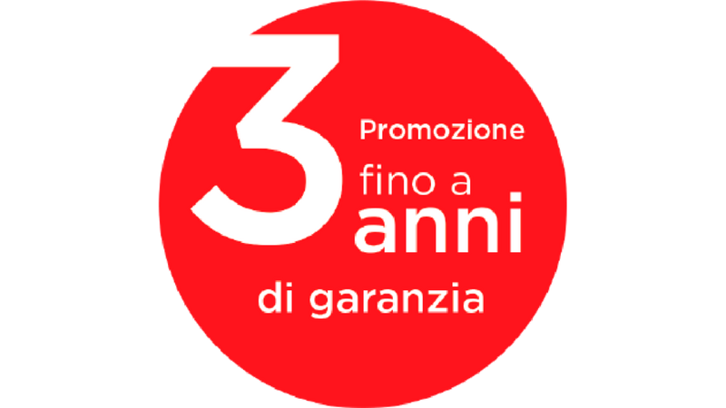 Garanzia di 3 anni