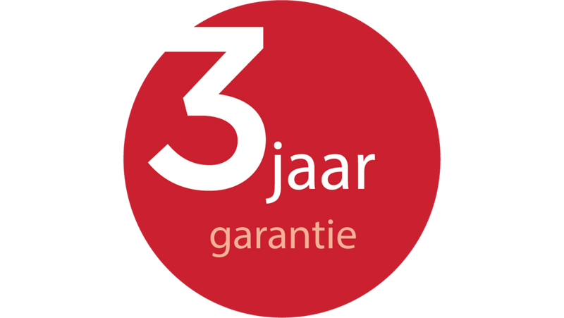 3 jaar garantie