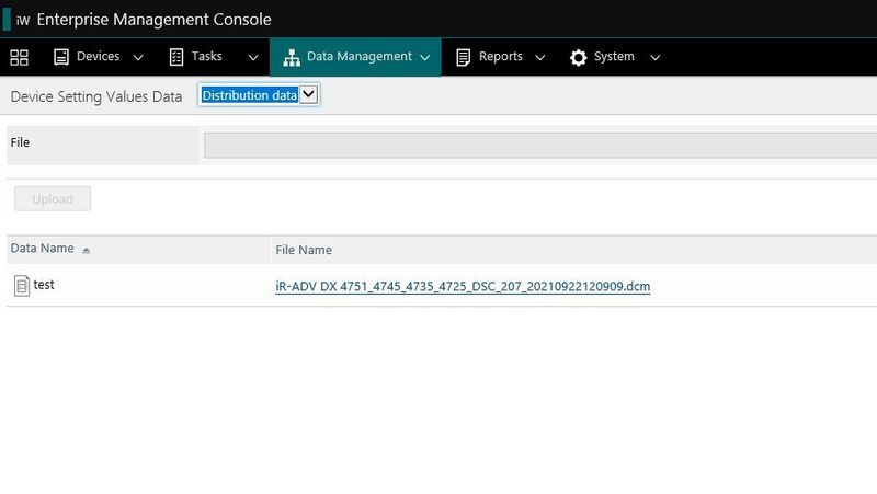 Device Setting Values Management