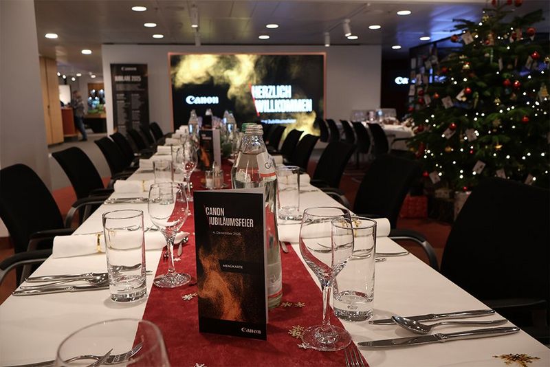 Canon Jubiläumsdinner