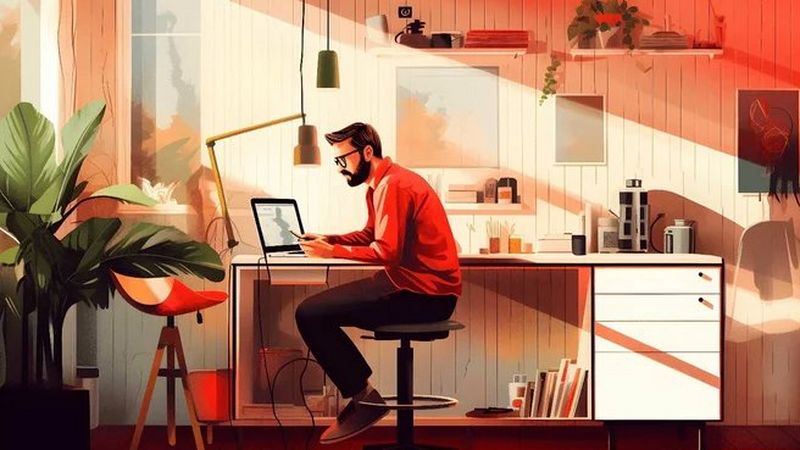 Budoucnost práce je v kombinaci kanceláře a domova. Nesmíte ale sedět na barové židli