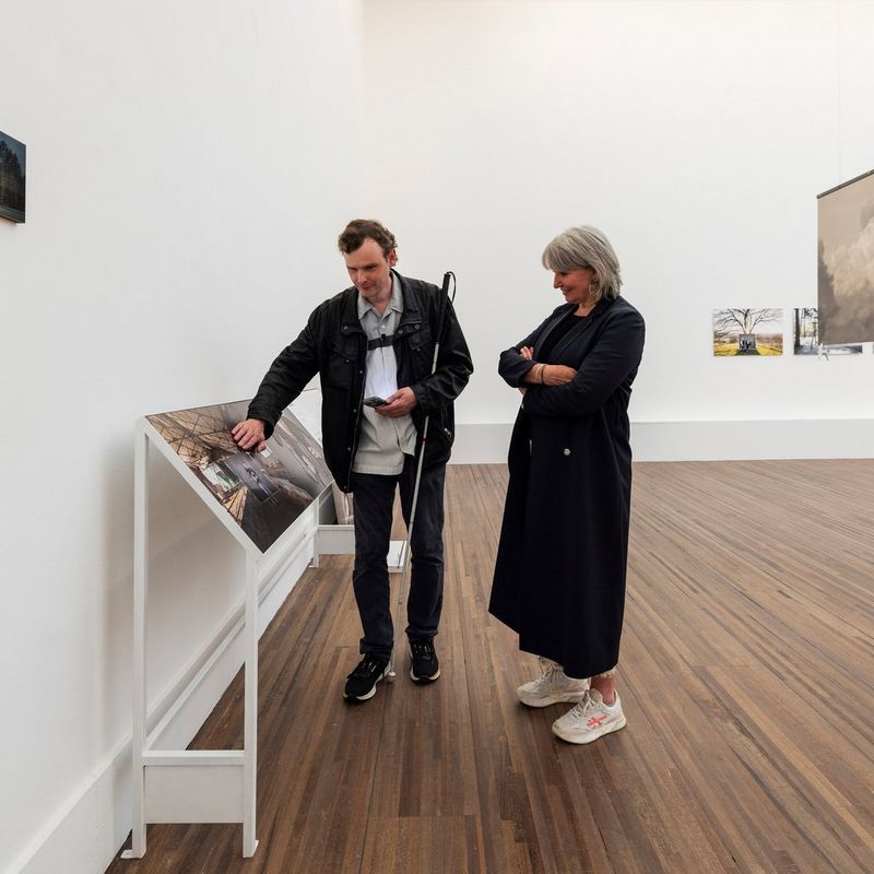 Kenny en Lieve in expo ruimte