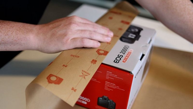 LFM154 Ribbet Kraft Ubleget 70 g/m²