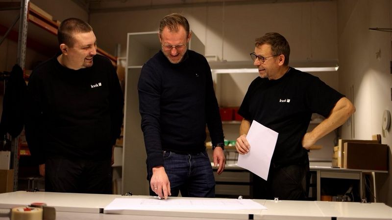 Køkkenvirksomhed med nemme budskaber og gode tilbud