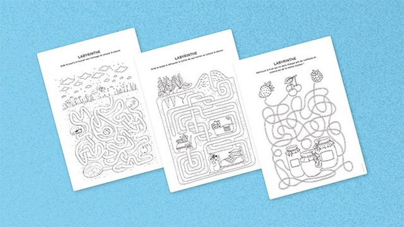 Labyrinthe à colorier