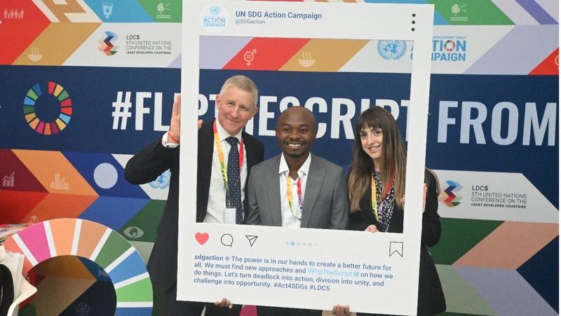 Imaging: a symbol of hope at the United Nations LDC5 conference