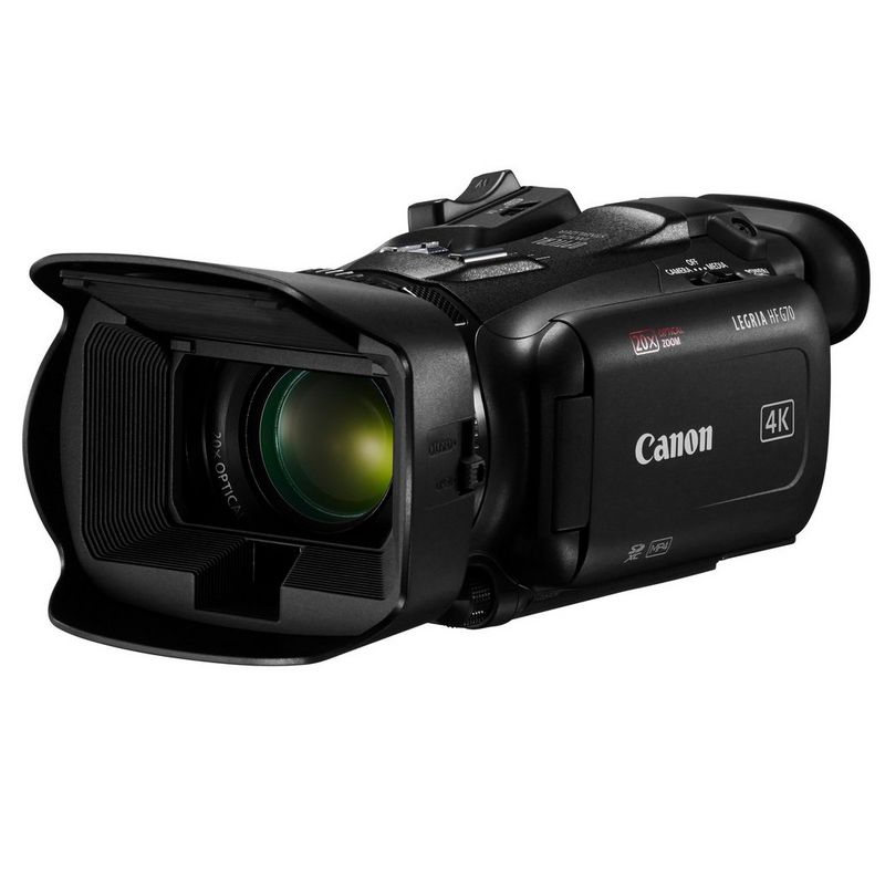 The Canon LEGRIA HF G70 camcorder.