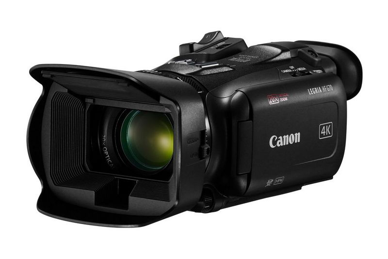 Een Canon LEGRIA HF G70-videocamera.